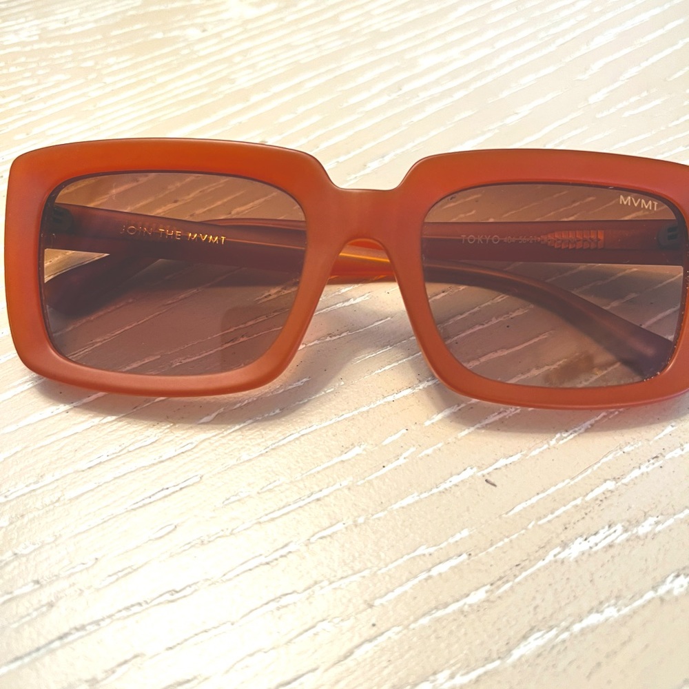 MVMT Burnt Orange “Trap” Sunglasses